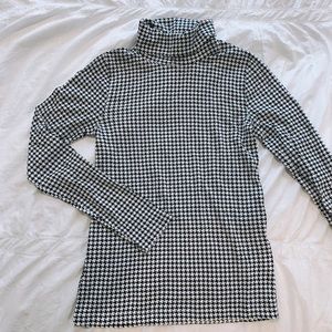 J.Crew Houndstooth Turtleneck
